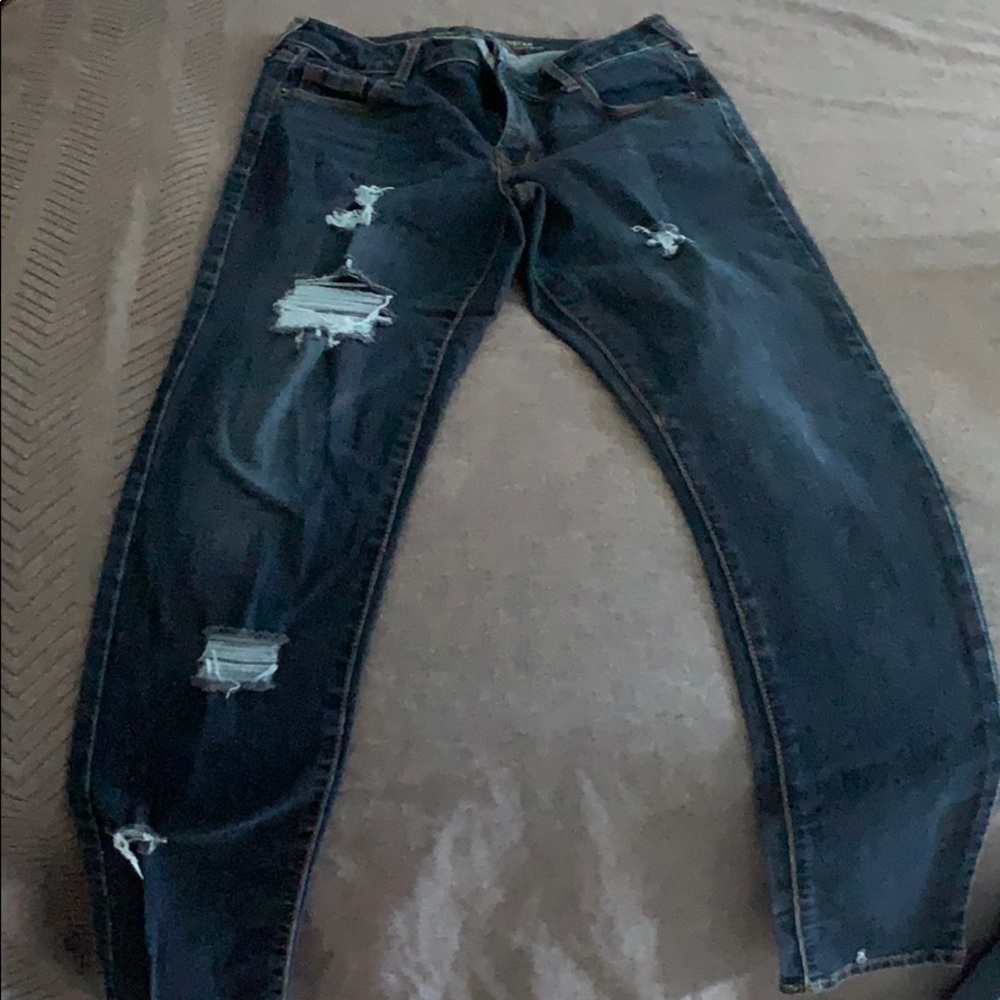 Old Navy Ripped Rockstar jeans